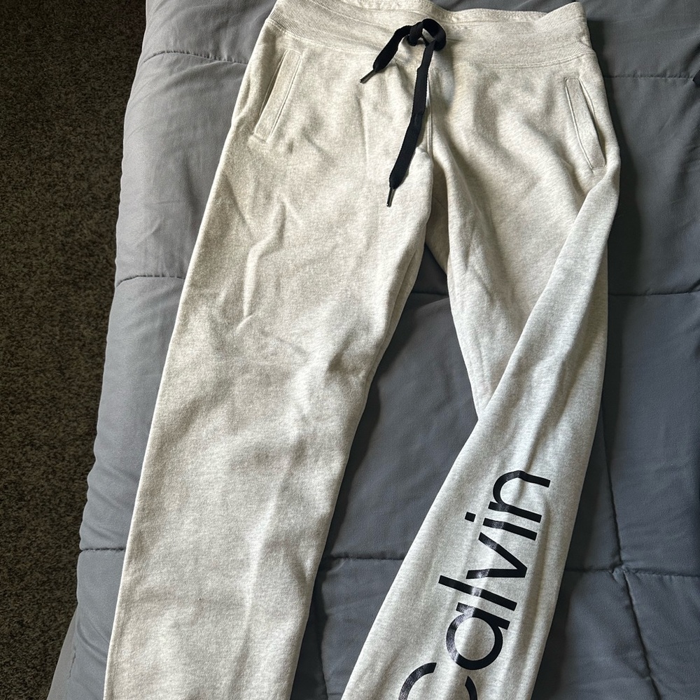Calvin Klein Performance Oatmeal Joggers